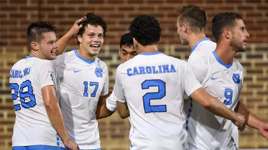 goal celebration vs. nc state