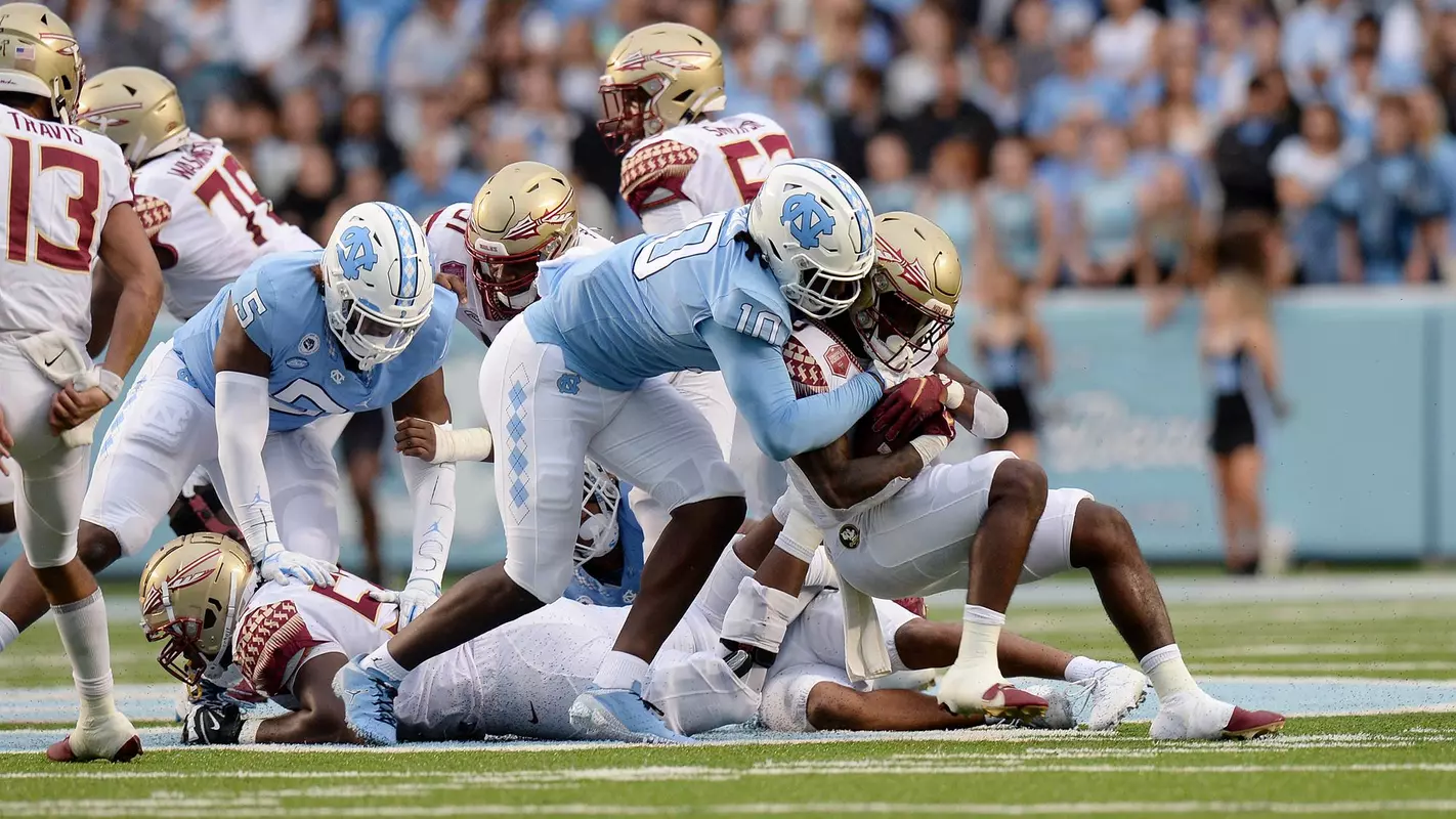 Desmond Evans University of North Carolina Football v Florida StateKenan StadiumChapel Hill, NCSaturday, October 9, 2021