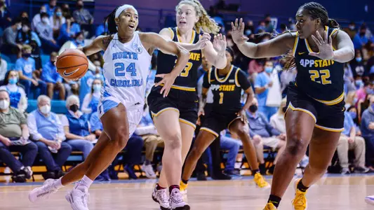 Morasha Wiggins 
University of North Carolina Women's Basketball v App State
Carmichael Arena
Chapel Hill, NC
Tuesday, November 9, 2021