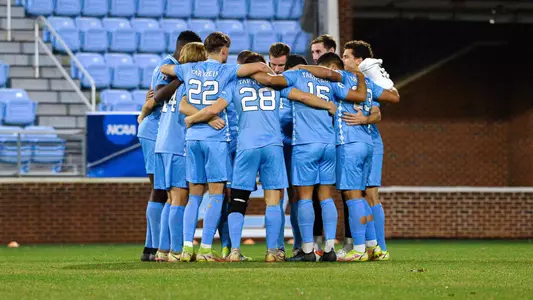 Team Huddle
University of North Carolina Men’s Soccer V Loyola Maryland
NCAA First Round
Dorrance Field
Chapel Hill, NC
Tuesday, November 18, 2021