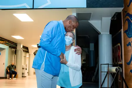 Hubert Davis and Linda Woods