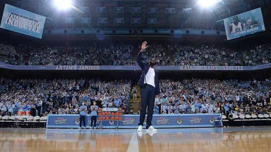 Antawn Jamison University of North Carolina Basketball v Michigan Dean E. Smith Center Chapel Hill, NC Wednesday, December 1, 2021