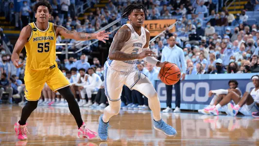 Caleb Love 
University of North Carolina Basketball v Michigan
Dean E. Smith Center
Chapel Hill, NC
Wednesday, December 1, 2021