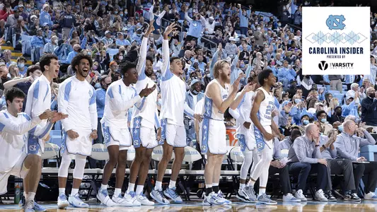 Carolina Insider MBB bench