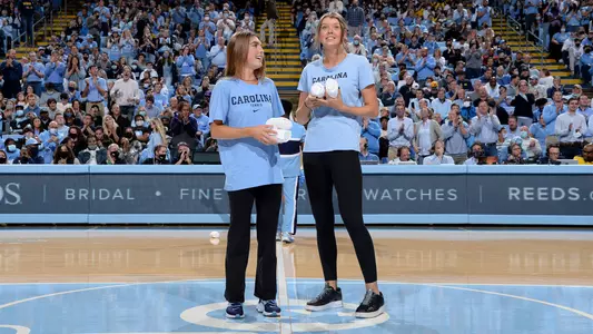Fiona Crawley, Elizabeth Scotty 
women’s tennis
University of North Carolina Basketball v Michigan
Dean E. Smith Center
Chapel Hill, NC
Wednesday, December 1, 2021