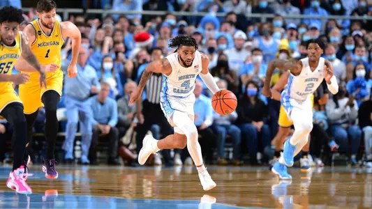 RJ Davis
University of North Carolina Basketball v Michigan
Dean E. Smith Center
Chapel Hill, NC
Wednesday, December 1, 2021
