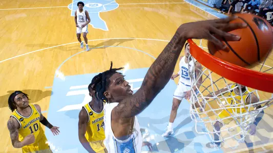 Caleb Love University of North Carolina Basketball v Michigan Dean E. Smith Center Chapel Hill, NC Wednesday, December 1, 2021