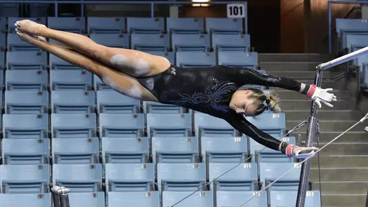 Hallie Thompson
uneven bars
University of North Carolina Gymnastics v N.C. State
Carmichael Arena
Chapel Hill, NC
Friday, February 12, 2021