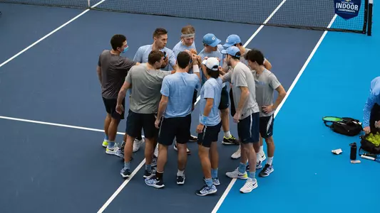 huddle vs. Virginia, ITA Indoor Nationals 2021