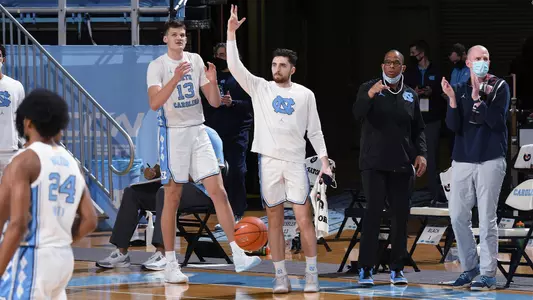 Andrew Platek, Walker Kessler
University of North Carolina Basketball v Northeastern
Dean E. Smith Center
Chapel Hill, NC
Wednesday, February 17, 2021