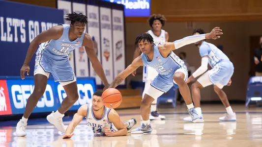 Day'Ron Sharpe & Caleb Love at Duke