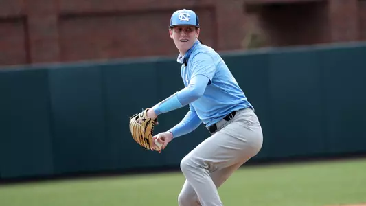 Max Carlson (35) started for Blue.