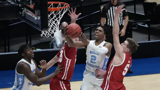 Caleb Love: NCAA Tournament-Wisconsin at North Carolina