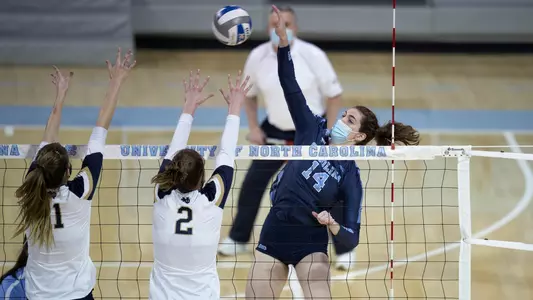 Kaya Merkler  
University of North Carolina Volleyball v Notre Dame
Carmichael Arena 
Chapel Hill, NC 
Sunday, March 21, 2021