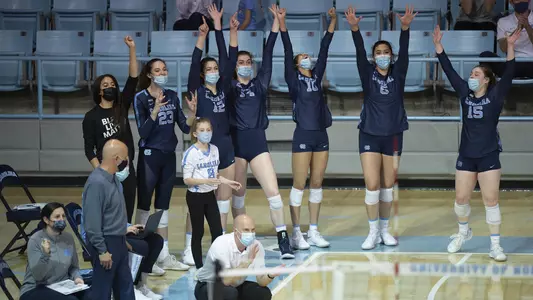 bench celebration
University of North Carolina Volleyball v Notre Dame
Carmichael Arena
Chapel Hill, NC
Sunday, March 21, 2021