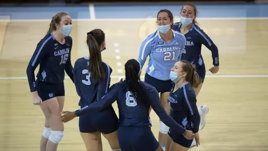 celebration
University of North Carolina Volleyball v Notre Dame
Carmichael Arena
Chapel Hill, NC
Sunday, March 21, 2021