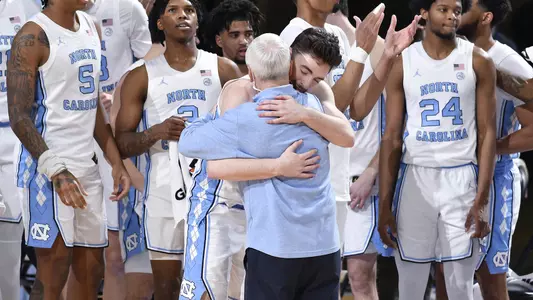 Andrew Platek, Roy Williams
University of North Carolina Basketball v Duke
Dean E. Smith Center
Chapel Hill, NC
Saturday, March 6, 2021