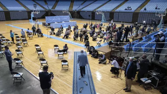 Roy Williams
Retirement
University of North Carolina Basketball
Dean E. Smith Center
Chapel Hill, NC
Thursday, April 1, 2021
