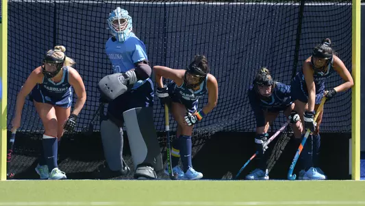 Cassie Sumfest, Amanda Hendry, Courtnie Williamson, Madison Orobono, Romea Riccardo 
University of North Carolina Field Hockey v Duke
Karen Shelton Stadium
Chapel Hill, NC
Friday, April 2, 2021