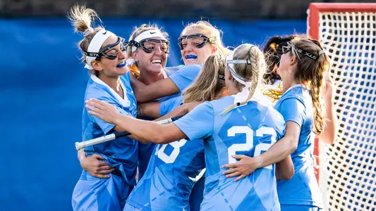 goal celebration at Duke