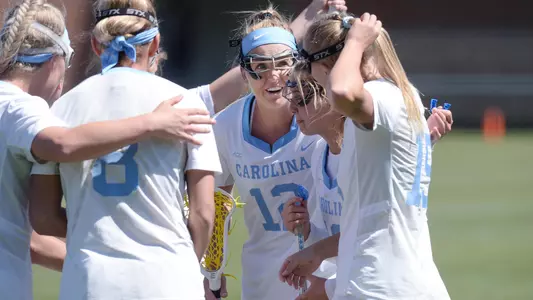 Ally Mastroianni, huddle
University of North Carolina Women's Lacrosse v Syracuse
Dorrance Field 
Chapel Hill, NC 
Saturday, April 3, 2021