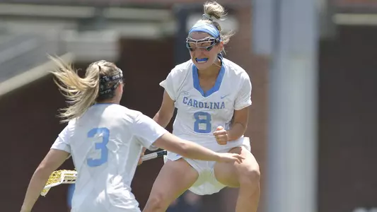 Katie Hoeg, Jamie Ortega 
University of North Carolina Women's Lacrosse v Stony Brook
NCAA Tournament
Dorrance Field 
Chapel Hill, NC 
Sunday, May 22, 2021