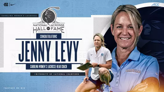 Jenny Levy National Lacrosse Hall of Fame graphic
