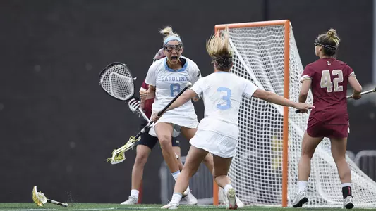 Katie Hoeg, Jamie Ortega 
University of North Carolina Women's Lacrosse v Boston College
NCAA Semifinal
Johnny Unitas Stadium
Towson, MD
Friday, May 28, 2021