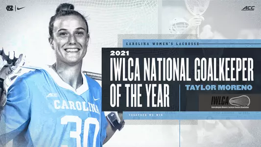 Taylor Moreno National Goalkeeper of the Year graphic