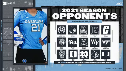 2021 Volleyball Home Schedule