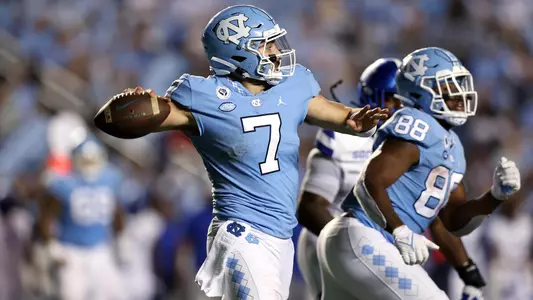Sam Howell 
University of North Carolina Football v Georgia State
Kenan Stadium
Chapel Hill, NC
Saturday, September 11, 2021