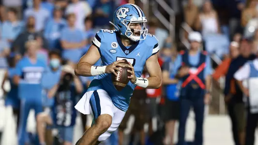 Sam Howell 
University of North Carolina Football v Virginia
Kenan Stadium
Chapel Hill, NC
Saturday, September 18, 2021
