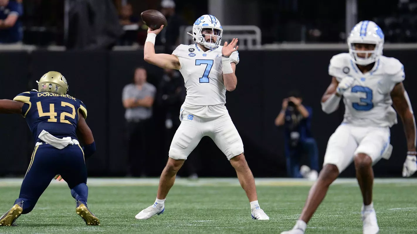 Sam Howell University of North Carolina Football v Georgia TechMercedes-Benz StadiumAtlanta, GASaturday, September 25, 2020