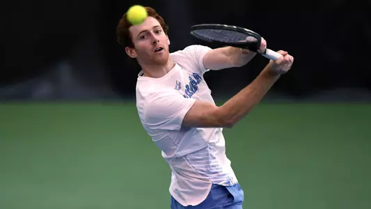 Henry Lieberman doubles University of North Carolina Men's Tennis v Bucknell Cone-Kenfield Tennis Center Chapel Hill, NC Sunday, January 23, 2020