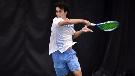 Peter Murphy doubles University of North Carolina Men's Tennis v Bucknell Cone-Kenfield Tennis Center Chapel Hill, NC Sunday, January 23, 2020