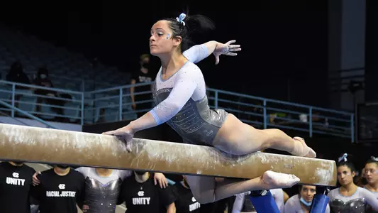 Lali Dekanoidzebalance beamUniversity of North Carolina Gymnastics v Towson, PittsburghCarmichael ArenaChapel Hill, NCFriday, January 28, 2022