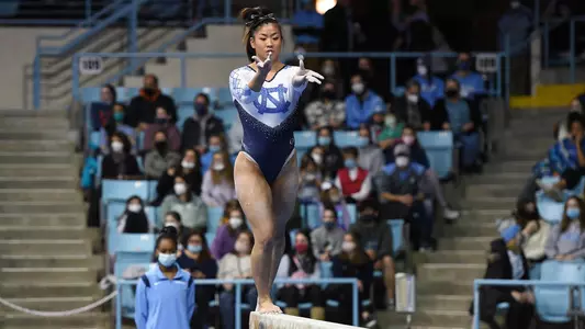Emery Summey
balance beam
University of North Carolina Gymnastics v Bowling Green, Auburn
Carmichael Arena
Chapel Hill, NC
Friday, January 7, 2022