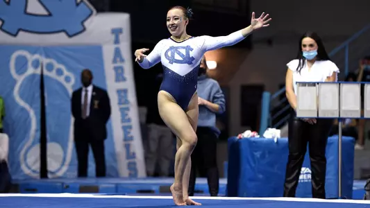 Jay Weilfloor exerciseUniversity of North Carolina Gymnastics v Bowling Green, AuburnCarmichael ArenaChapel Hill, NCFriday, January 7, 2022