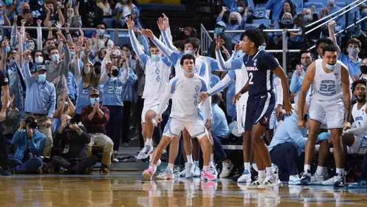 bench, celebration
University of North Carolina Basketball v Virginia
Dean E. Smith Center
Chapel Hill, NC
Saturday, January 8, 2022