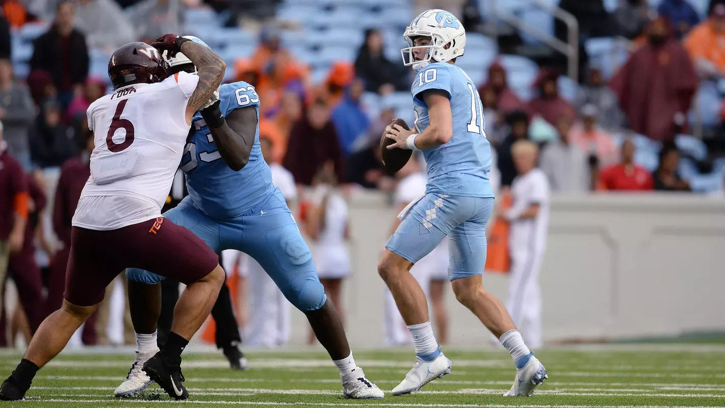 Drake Maye University of North Carolina Football v Virginia TechKenan Stadium Chapel Hill, NC Saturday, October 1, 2022