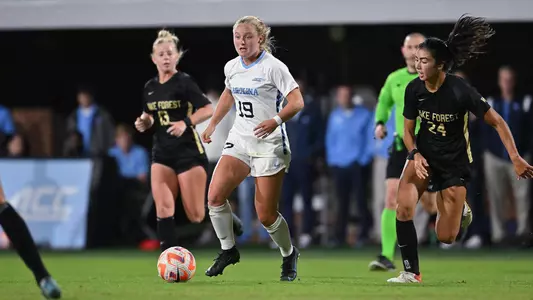 Emily Colton 
University of North Carolina Women's Soccer v Wake Forest 
Dorrance Field 
Chapel Hill, NC 
Friday, October 14, 2022