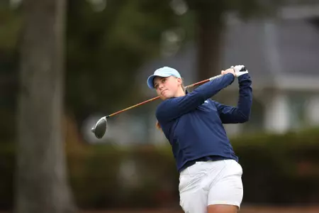 Wilmington, NC Ð Oct 28: NCAA Women's Golf - Landfall Tradition Day 1 at Country Club of Landfall Pete Dye Course in Wilmington, NC on October 28, 2022. (Credit: Andy Mead/YCJ)