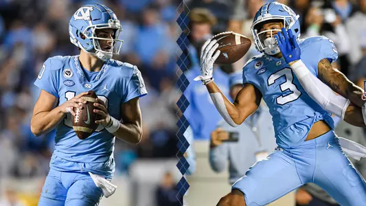 Drake Maye and Antoine Green