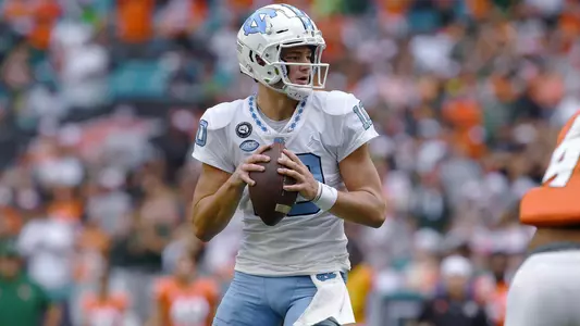 Drake Maye
University of North Carolina Football v Miami
Hard Rock Stadium
Miami Gardens, FL
Saturday, October 8, 2022