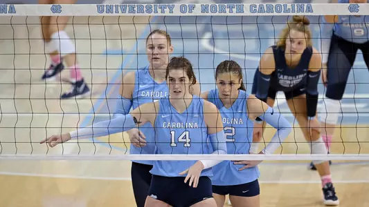 Kaya Merkler, Anita Babic, Charley Niego
University of North Carolina Volleyball v Syracuse
Carmichael Arena
Chapel Hill, NC
Sunday, October 16, 2022