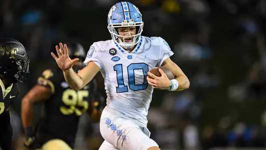 Drake Maye
University of North Carolina Football v Wake Forest
Truist Field
Winston-Salem, NC
Saturday, November 12, 2021