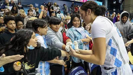 Destiny Adams, Fans University of North Carolina Womenâ??s Basketball v South Carolina StCarmichael ArenaChapel Hill, NCWednesday, November 16, 2022