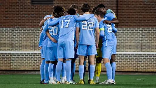 Men's Soccer Huddle