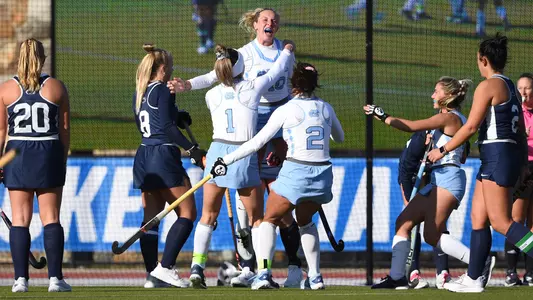 Paityn Wirth, celebration University of North Carolina Field Hockey v Penn State NCAA Semifinal Sherman Family Sports Complex Storrs, CT Friday, November 18, 2022
