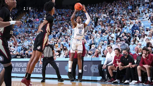 Caleb Love 
University of North Carolina Basketball v Florida State
Dean E. Smith Center
Chapel Hill, NC
Saturday, February 12, 2022